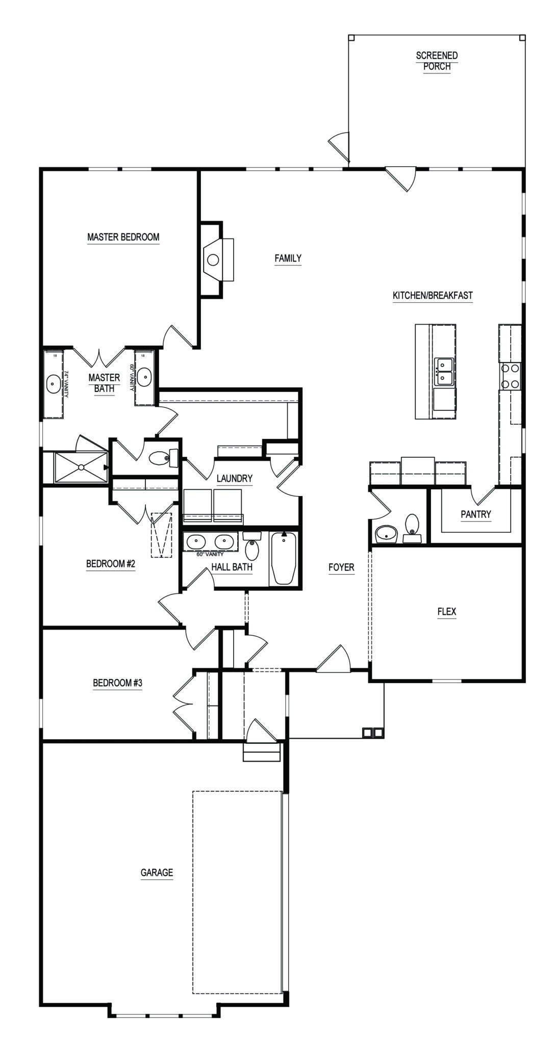 Amherst 2169 Sq.Ft. 3 Bed/2.5 Bath Showcase of New Homes