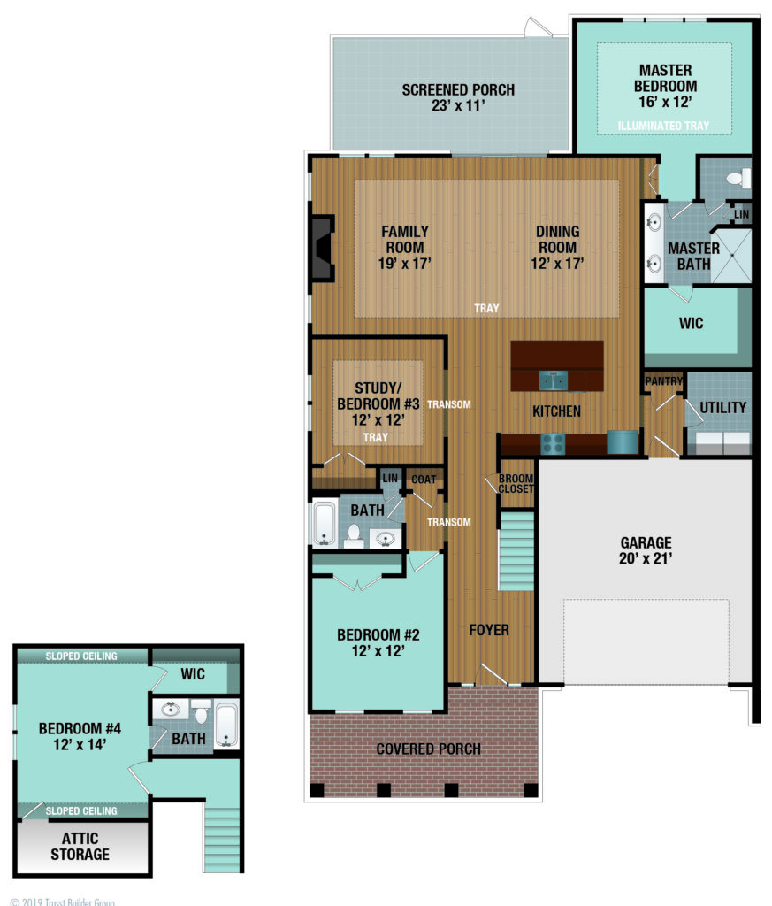 Linville 2361 Sq.Ft. 3 Bed/3 Bath Showcase of New Homes