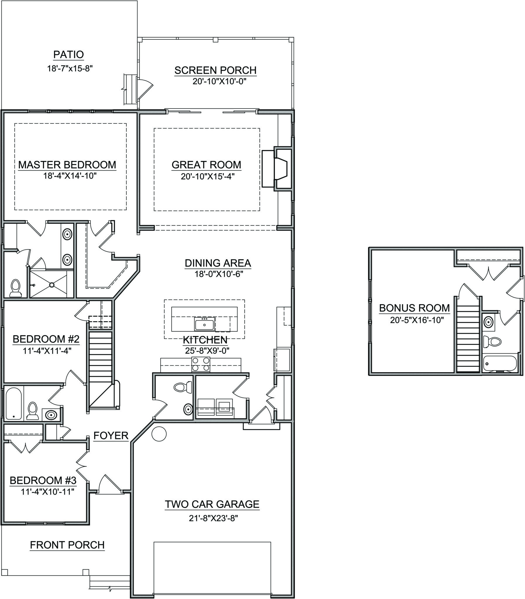 The Willow 2275 Sq.Ft. 3 Bed/3.5 Bath Showcase of